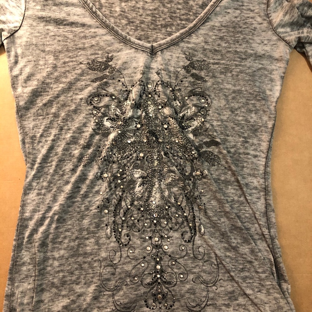 Grey miss me shirt